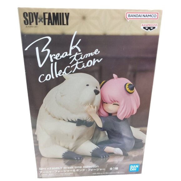 Banpresto Spy x Family Break Time Collection Anya Bond Forger Figure New Sealed - Picture 1 of 7
